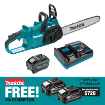 Makita XGT Cordless Chainsaw Brushless 400mm 40V 5Ah