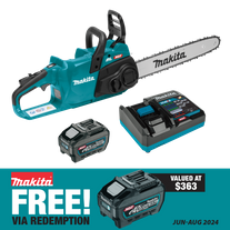 Makita XGT Cordless Chainsaw Brushless Top Handle 400mm 40V 5Ah