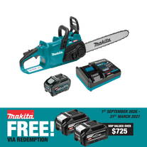 Makita XGT Cordless Chainsaw Brushless 400mm 40V 5Ah