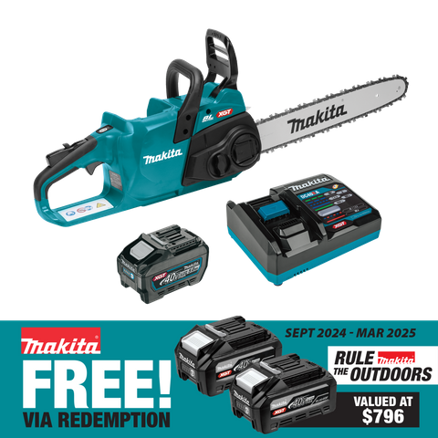 Makita XGT Cordless Chainsaw Brushless Top Handle 400mm 40V 5Ah