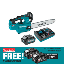 Makita XGT Cordless Chainsaw Brushless Top Handle 350mm 40V 4Ah