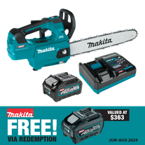 Makita XGT Cordless Chainsaw Brushless Top Handle 350mm 40V 4Ah