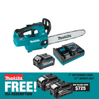 Makita XGT Cordless Chainsaw Brushless Top Handle 350mm 40V 4Ah