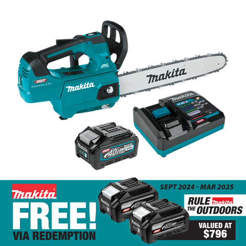 Makita XGT Cordless Chainsaw Brushless Top Handle 350mm 40V 4Ah