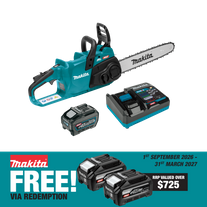 Makita XGT Cordless Chainsaw Brushless 350mm 40V 5Ah