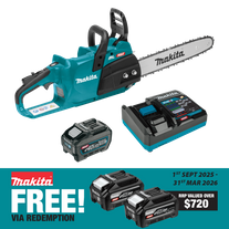 Makita XGT Cordless Chainsaw Brushless 35cm /14in 40V 5Ah