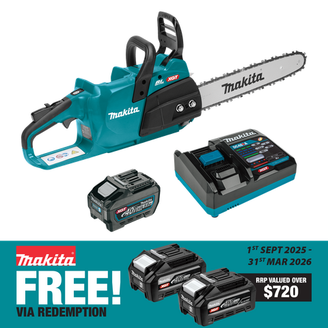 Makita XGT Cordless Chainsaw Brushless 35cm /14in 40V 5Ah