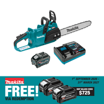 Makita XGT Cordless Chainsaw Brushless 40cm 40V 5Ah