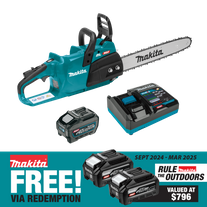 Makita XGT Cordless Chainsaw Brushless Top Handle 40cm 40V 5Ah