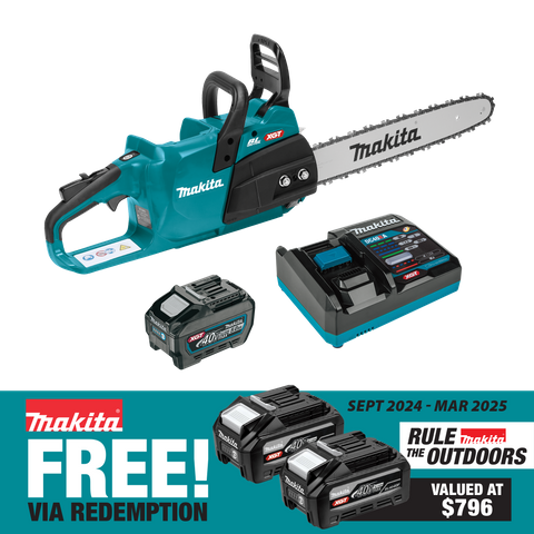 Makita XGT Cordless Chainsaw Brushless Top Handle 40cm 40V 5Ah