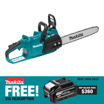 Makita XGT Cordless Chainsaw Brushless Top Handle 40cm 40V - Bare Tool