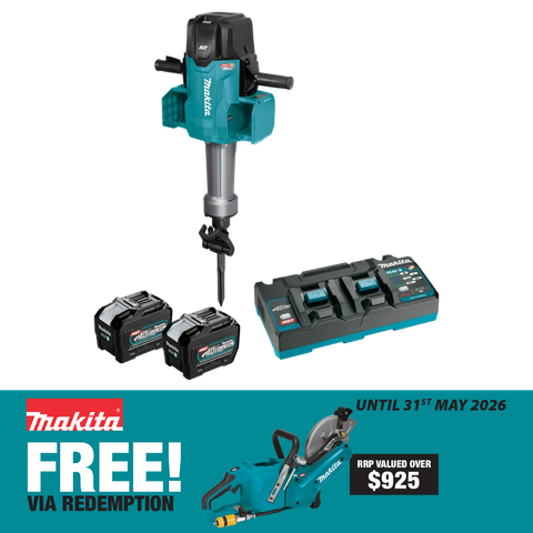 Makita XGT Cordless Demolition Hex Hammer Brushless 80v (40vx2) 8Ah