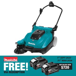 Makita XGT Cordless Brushless Vacuum Sweeper 40V - Bare Tool