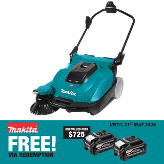 Makita XGT Cordless Brushless Vacuum Sweeper 40V - Bare Tool