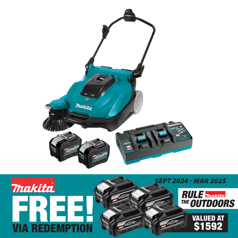 Makita XGT Cordless Brushless Vacuum Sweeper 40V 8Ah