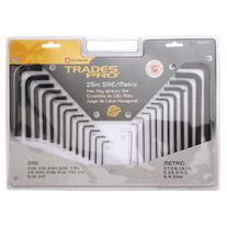 Trades Pro Hex Key Set Combination 25pc