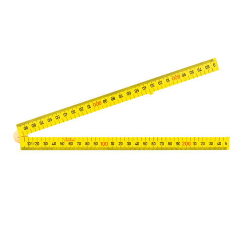 Crescent 1m Square Edge 4-Folding Rule