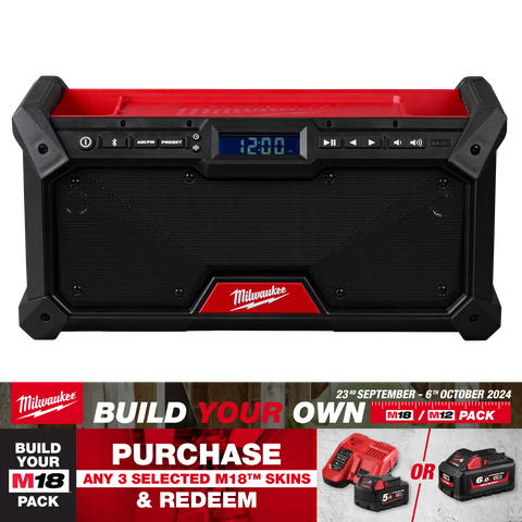 Milwaukee M18 Jobsite Radio 18v - Bare Tool