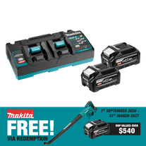 Makita XGT Starter Pack 40V 2x 4Ah