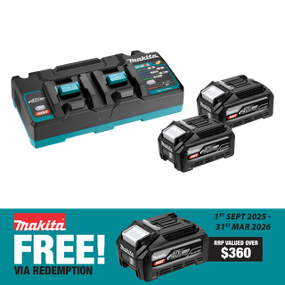 Makita XGT Starter Pack 40V 2x 4Ah