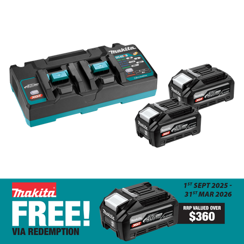 Makita XGT Starter Pack 40V 2x 4Ah