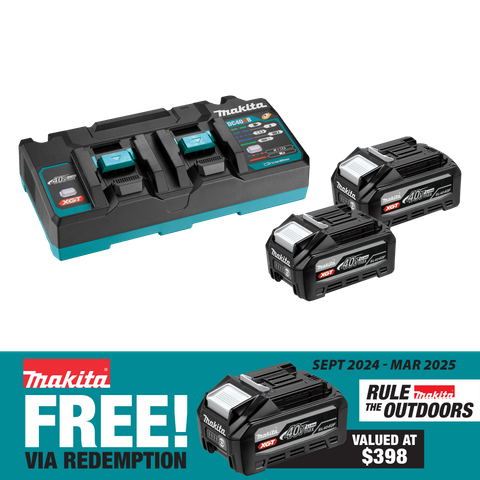 Makita XGT Starter Pack 40V 2x 4Ah