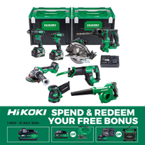 HiKOKI MultiVolt Cordless Combo Kit Brushless 8pc 18v/36v