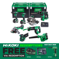 HiKOKI MultiVolt Cordless Combo Kit Brushless 8pc 18v/36v