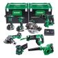 HiKOKI MultiVolt Cordless Combo Kit Brushless 8pc 18v/36v