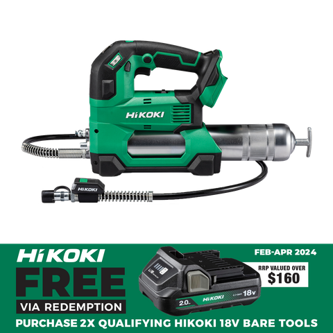 HiKOKI Cordless Grease Gun 450g 18V - Bare Tool