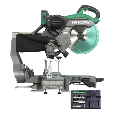 HiKOKI Cordless Slide Compound Mitre Saw 305mm 36v 2.5Ah