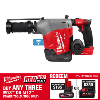 Milwaukee M18 FUEL Rotary Hammer Drill Overhead with Extractor 18V - Bare Tool