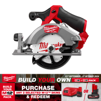 Milwaukee M12 FUEL Cordless Circular Saw Brushless Gen2 140mm 12V - Bare Tool