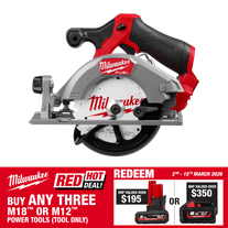 Milwaukee M12 FUEL Cordless Circular Saw Brushless Gen2 140mm 12V - Bare Tool