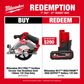 Milwaukee M12 FUEL Cordless Circular Saw Brushless Gen2 140mm 12V - Bare Tool