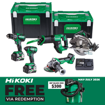 HiKOKI MultiVolt Cordless Combo Kit Brushless 5pc 18V/36V