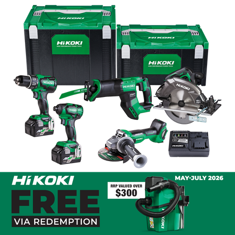 HiKOKI MultiVolt Cordless Combo Kit Brushless 5pc 18V/36V
