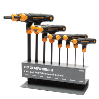 GEARWRENCH Hex Key Set 8pc T Handle with Stand