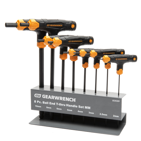 GEARWRENCH Hex Key Set 8pc T Handle with Stand