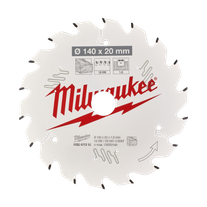 Milwaukee Circular Saw Wood Cutting Blade 140mm 18T