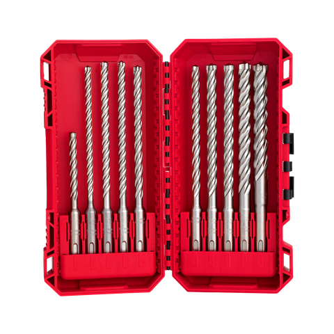 Milwaukee Drill Bit SDS Plus Set MX4 4-Cut 10pce