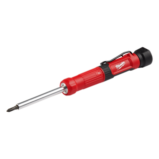 Milwaukee Multi Bit Screwdriver Pocket Precision 4-in-1