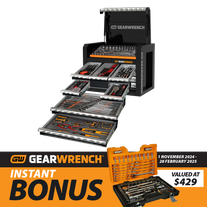 GEARWRENCH Combination Toolkit 240pc + 28in Tool Chest