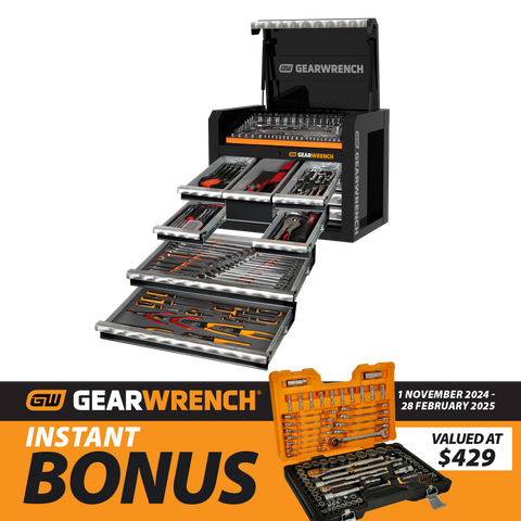 GEARWRENCH Combination Toolkit 240pc + 28in Tool Chest