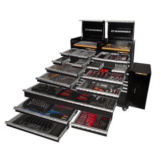 GEARWRENCH Combination Toolkit 657pc +28in Tool Chest+58in Trolley+2