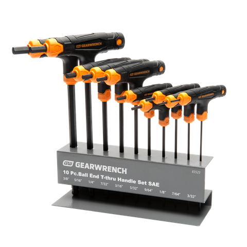 GEARWRENCH Hex Key Set 10pc T Handle with Stand