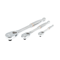 GEARWRENCH Teardrop Ratchet 1/4in, 3/8in & 1/2in Dr 3pc Set