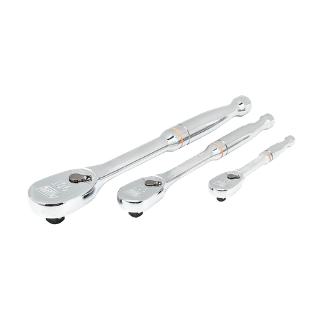 GEARWRENCH Teardrop Ratchet 1/4in, 3/8in & 1/2in Dr 3pc Set