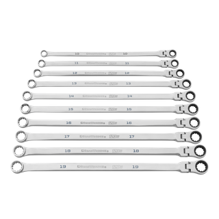 GEARWRENCH Double Sided Standard & Ratechting Wrench Metric10pc Set