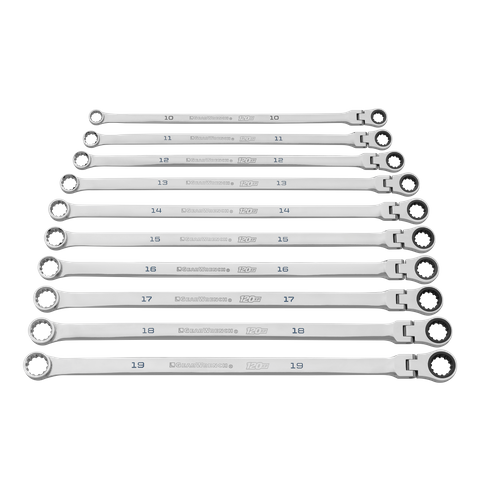 GEARWRENCH Double Sided Standard & Ratechting Wrench Metric10pc Set